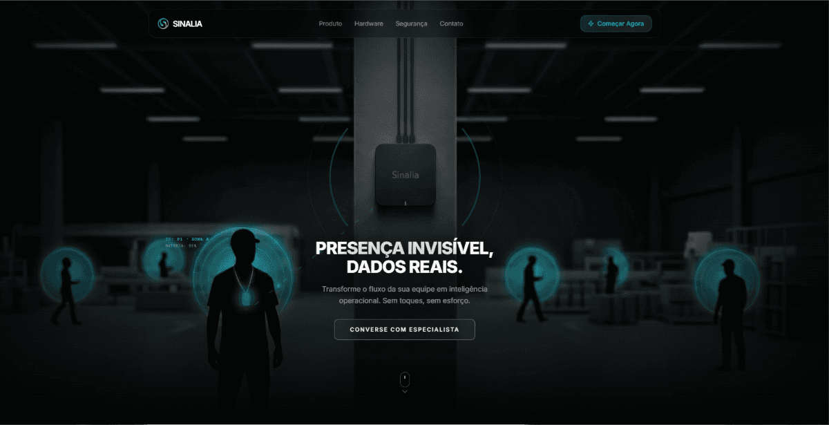 Sinalia — monitoramento IoT industrial